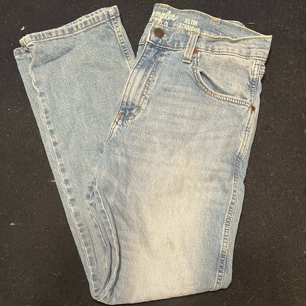 MENS RETRO SLIM STRAIGHT JEAN